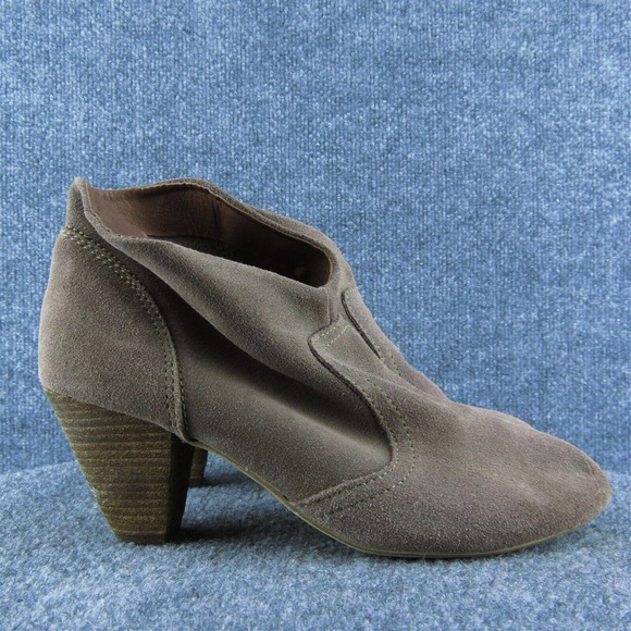 Chelsea Crew Brown Suede Ankle Boots Women 40 Heeled Pull On Stylish - Picture 4 of 9